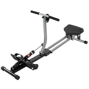 GOTOTOP Rowing Machine for Home Use, Indoor Rower with 12-Level Adjustable Resistance, 3-Position Height Adjustment, LCD Monitor Fit for Home Gym, Cardio & Strength Training, Max Load 120KG