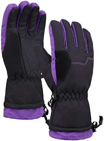 Lullaby Kids Boys Girls Waterproof Thinsulate Linging Ski Gloves L