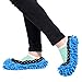 Lemostaar Dust Mop Shoes Slippers - Sweeping Slippers, Microfiber Mop Heads Cover, Soft Multi Purpose Dust Mop Socks Washable & Reusable – 3 Pairs with Free 2 Absorbent Cleaning Towels