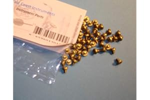 East Coast Instruments Saxophone Key Guard screws (50 brass screw pack)