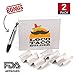 Taco Holder Stand Stainless Steel - 2 Pack Taco Shell Holder w/BBQ Tong - Oven Grill Dishwasher Safe Packed In Stylish Matt Box