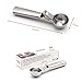 UMS Ice Cream Scoop Stainless Steel With Trigger Spoons Easy Trigger Cookie Dough and WaterMelon Scoop