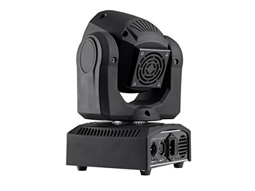 Monoprice Stage Beam 30 Watt LED Moving Head Light with 7 Colors and Gobos plus Open