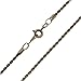 Beadaholique Antiqued Brass Rope Chain Necklace With Clasp - 1.8mm / 18 Inches