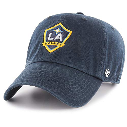 MLS Los Angeles Galaxy '47 Brand Clean Up Adjustable Hat, Navy, One Size fits All - Thumbnail 2