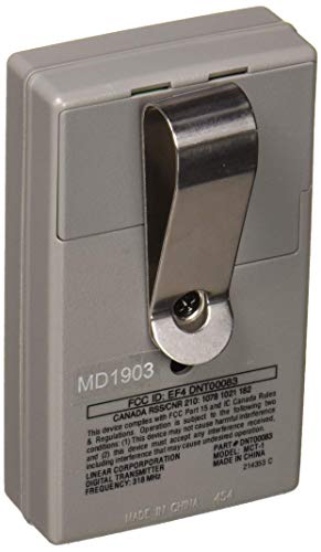 Linear MCT-1 MegaCode Gate or Garage Door Opener Remote (Renewed)