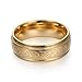 HERACULS 316L Stainless Steel Ring Band 7MM for Man Women Eternity Wedding Engagement Engraved Florentine Design Size 11