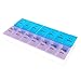 Pill Organizer Box with Snap Lids| 7-day AM/PM | Larger Compartments for Bigger Pills