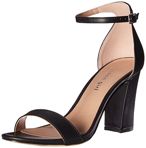 Madden Girl Beella Heeled Sandal - Women's Shoes in Dark Gold | Buckle