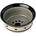 PetRageous 44248 Metro Paws Stoneware Dog Bowl 6-Inch Diameter and 2.5-Inch Tall Bowl with 2-Cup Capacity and Dishwasher and Microwave-Safe for Small and Medium Dogs and Cats, Multi-Color