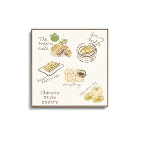Framed Canvas Wall Art for Living Room, Bedroom Tasty Food Canvas Prints for Home Decoration Ready to Hanging - 16x16 inches