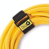Super-Stretch Wrap-It Storage Straps, 12" (8 Pack) - Elastic Hook and Loop Cinch Straps - Extension Cord Organizer, Hose and Cables Straps, Cord Wrap, Cord Keeper, Garage and RV Storage Accessories