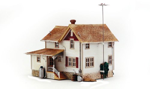 WOODLAND SCENICS BR5046 Corner Porch House HO