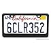 GG Grand General 60439 Matte Black Powder Coated License Plate Frame with 2 Holes
