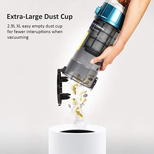 Pet Vacuum, MOOSOO 5 Max Performance Upright Vacuum Cleaner, 1400W