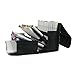 Samaz 80 Slots Marker Case Markers Carrying Bag Holder for Primascolor Marker and Copic Marker (Black)