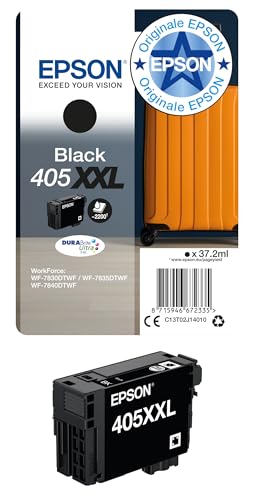 Epson Cartucho de Tinta Original 405 XXL DURABrite Negro