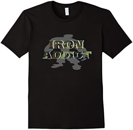 Men's Iron Addict Shirt Small Black