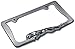Stainless Steel License Plate Frame - Universal Tag Frame Holder, Jaguar Chrome Metal