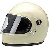 Biltwell Gringo S Helmet (SMALL) (GLOSS VINTAGE WHITE)