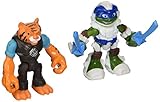 Teenage Mutant Ninja Turtles Half Shell Heroes Space Leonardo and Tiger Claw Basic 2.5