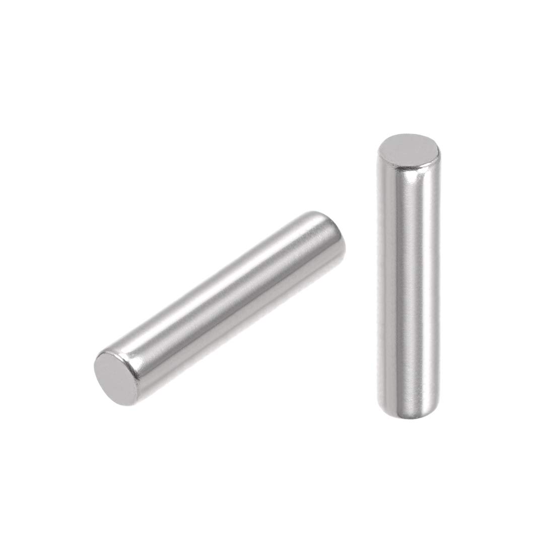 sourcing map 100Pcs 2.5mm x 14mm Dowel Pin 304 Stainless Steel Pegs Support Shelves Silver Tone