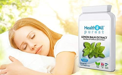 Health4All Lemon Balm Extract 1500mg per Capsule, 60 Capsules 2 Months Supply - Image 4