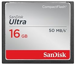 SanDisk Ultra 16GB Compact Flash Memory Card Speed