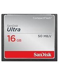 SanDisk Ultra CompactFlash tarjeta de memoria, Negro, Gris