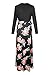 SUNNOW Womens Sexy Ladies Deep V Neck Party Dress Maxi Long Evening Dress (L, Black2)