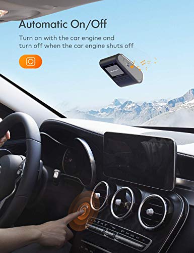 APEMAN Mini Dash Cam with Hidden Design, 1080P Full HD Dash Camera for