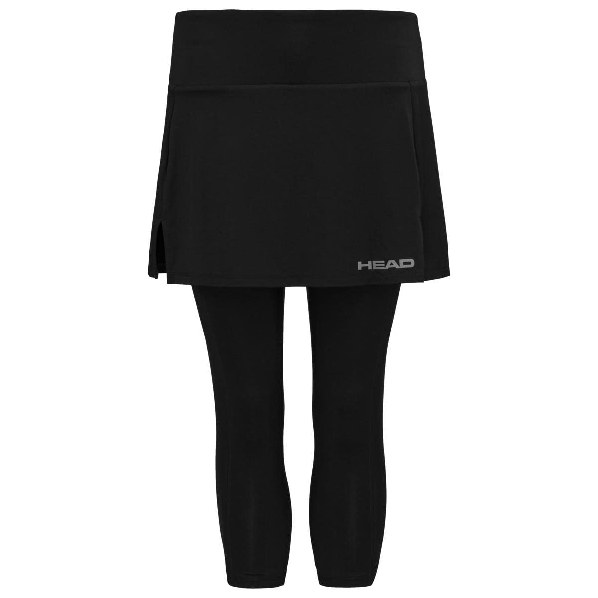 HEAD Women's Club 3/4 Tights Skort, Black, XXL