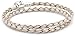 Pandora Double Woven Champagne Leather And Silver Starter Bracelet In 925 Sterling Silver, 590705CPL-D1