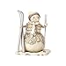 Enesco 4058738 Jim Shore Heartwood Creek White Woodland Downhill Dreamer Stone Resin Snowman Figurine, 4.75