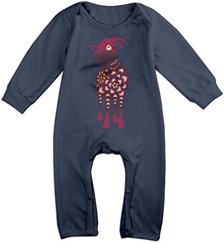 Baby Jumpsuit Onesies, Newborn Infant Goat Long Sleeves Coverall Outfits