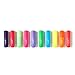 Yoobi Mini Highlighter Set - Set of 10 Cute, Bright Chisel Tip Liquid Highlighters - Red, Pink, Green, Purple, Yellow, and More, Non-Toxic Colored School Supplies Highlighters Set with Case - 10 Pack