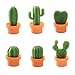 Fine 6Pcs Fridge Stickers,Cactus Refrigerator Stickers Green Plant Magnetic Buckle Magnetic Stickers Home Decoration Children Education Toys (Orange)