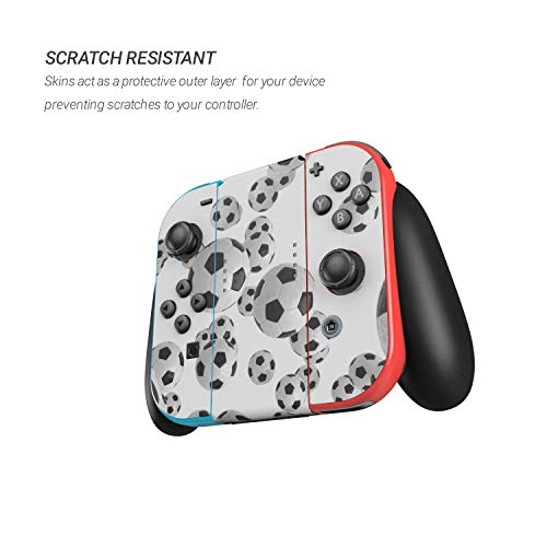Lots of Soccer Balls - Decal Sticker Wrap - Compatible with Nintendo Switch - Thumbnail 3