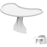 Tray Accessory Compatible with Bumbo Floor Seat | for Feeding and Playing | Surface Easy to Clean Tray Attachment | Easily to Install to Bumbo Baby Seat | White