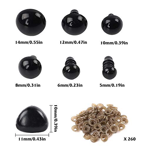 1 Outuxed+240pcs+Assorted+Plastic+Washers