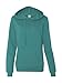 Independent Trading Co. womens Lightweight Pullover Hooded Sweatshirt (SS650) Teal M