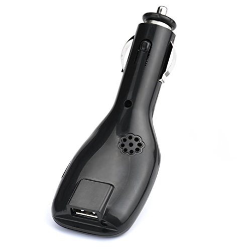 Dressffe Wireless MP3 Player Auto FM Transmitter Modulator LCD Car Kit USB Charger SD MMC - Thumbnail 3