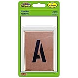 Hy-Ko ST-2 Number & Letter STENCILS, 2 INCH, TAN