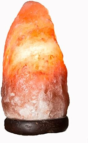 WhiteSwade Twin Pack 7" Himalayan Salt Lamp with 6ft UL-Approved Dimmer Switch Cord and 15W bulb. Authentic Himalayan Rock Crystal Hand Crafted in a Natural Carve