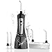 Water Flosser Cordless Rechargeable Portable Dental Oral Irrigator Ailifefort for Home, Travel, Braces and Bridges Care - IPX7 Waterproof 3 Modes, Cleanable and High Capacity Water Tank