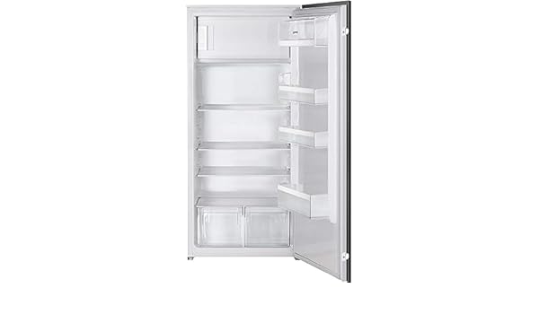 Smeg S3C120P1 - Nevera combi (Integrado, Blanco, Derecho, Vidrio ...