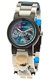LEGO Kids' 9009808 LEGO Ninjago Zane Plastic Watch with Link Bracelet and Figurine