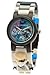 LEGO Kids' 9009808 LEGO Ninjago Zane Plastic Watch with Link Bracelet and Figurine