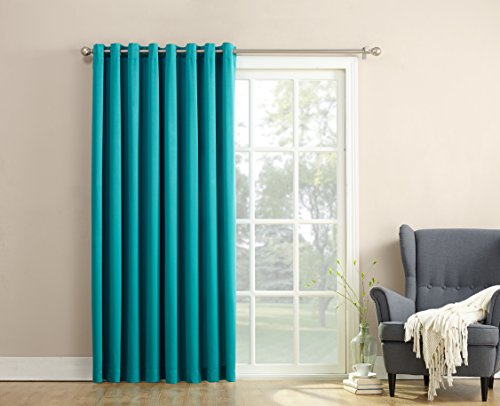 Sun zero becca energy efficient patio door curtain panel, 100&quo…