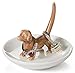 Beth Marie Luxury Boutique Dog Ring Holder, Beautiful Ceramic Engagement and Wedding Ring Holder, Size: 3.25